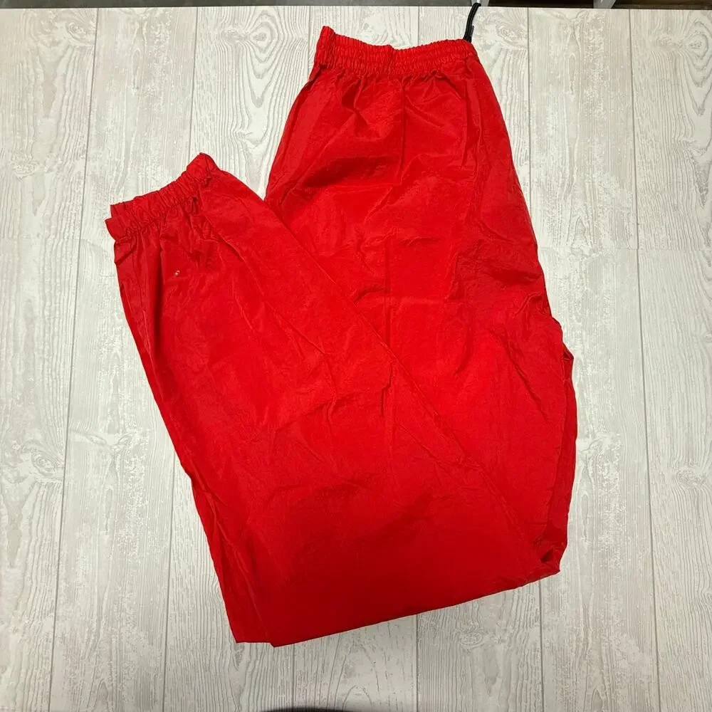 Vintage Marlboro Adventure Team Red Nylon Windbreaker Pants Adult L 90s